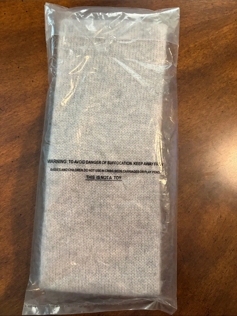 NWT Charter Club Luxury 100% Cashmere Gray Headband One Size